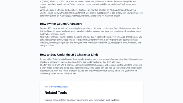 Tweet / X Preview screenshot